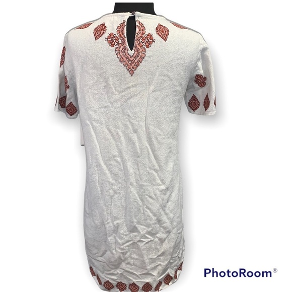 Michael Kors White Embroidered T Shirt Shift Dress size 4 - Picture 5 of 11